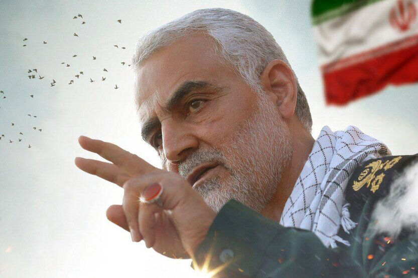 تصویری از حاج قاسم سلیمانی