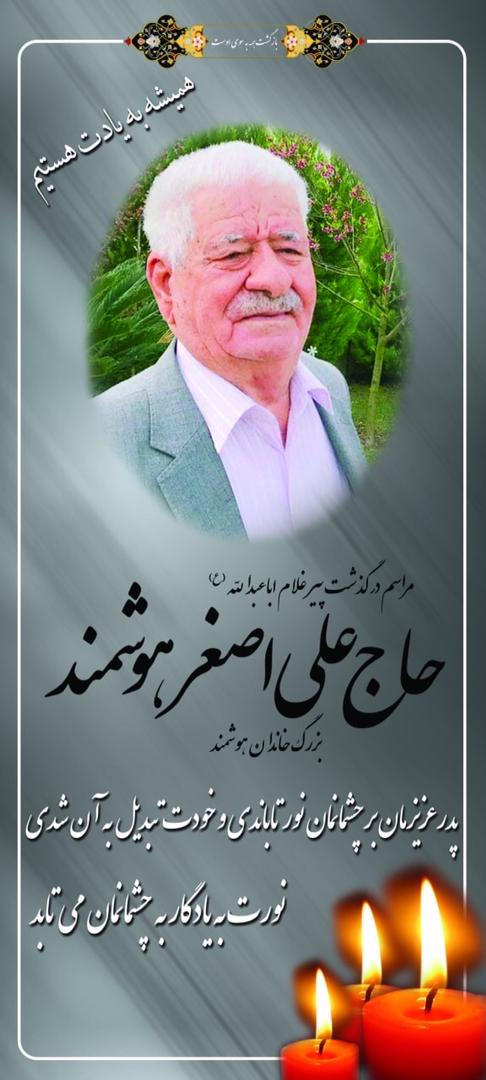 تصویری از علي اصغر هوشمند