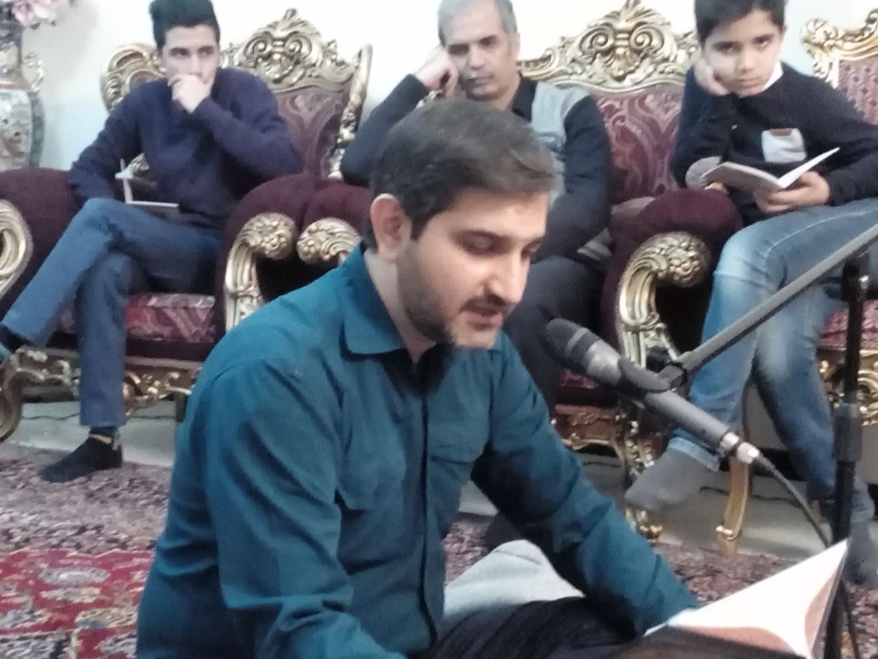 تصویری از خادم الحسین آمر قدم