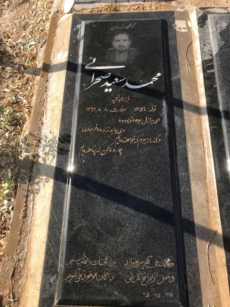 تصویری از محمدسعید صحرایی