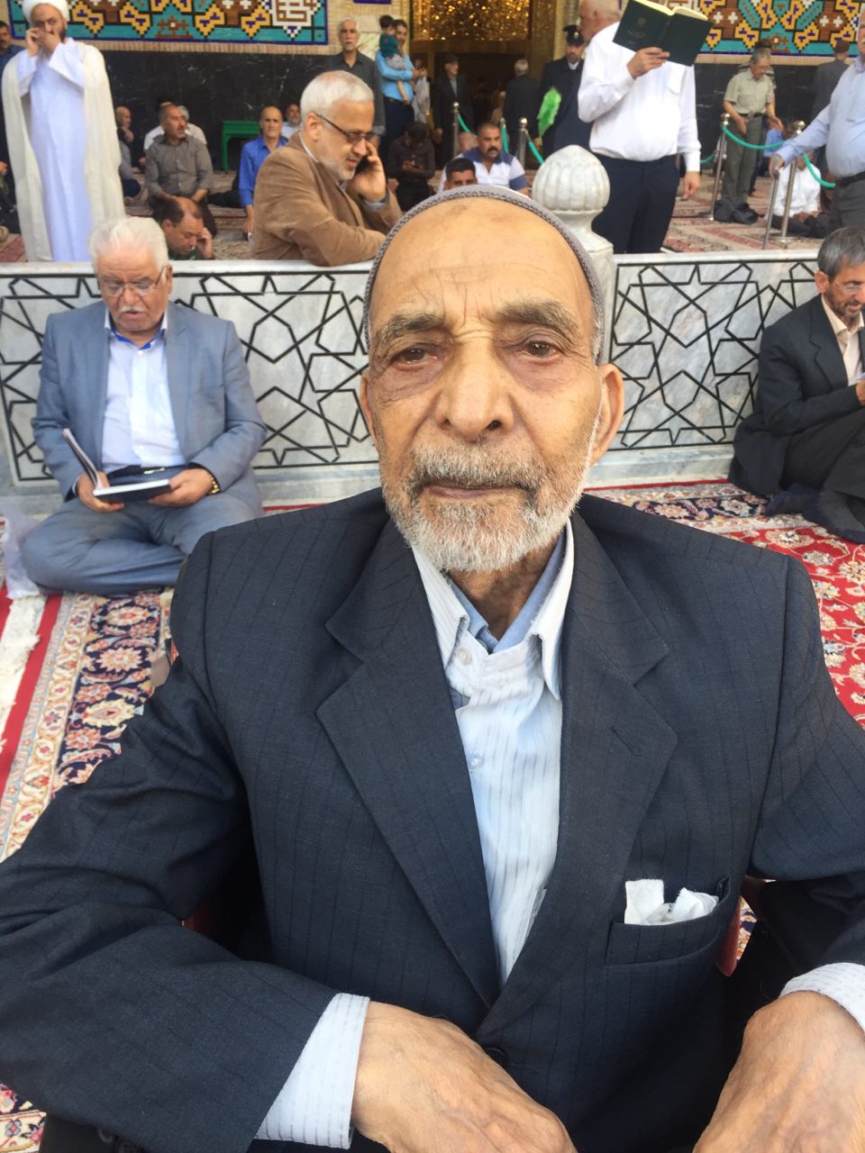 تصویری از خادم الرضا حاج قربان عبداللهیان