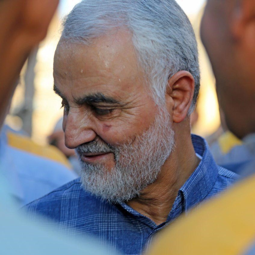تصویری از سردار لها، حاج قاسم سلیمانی