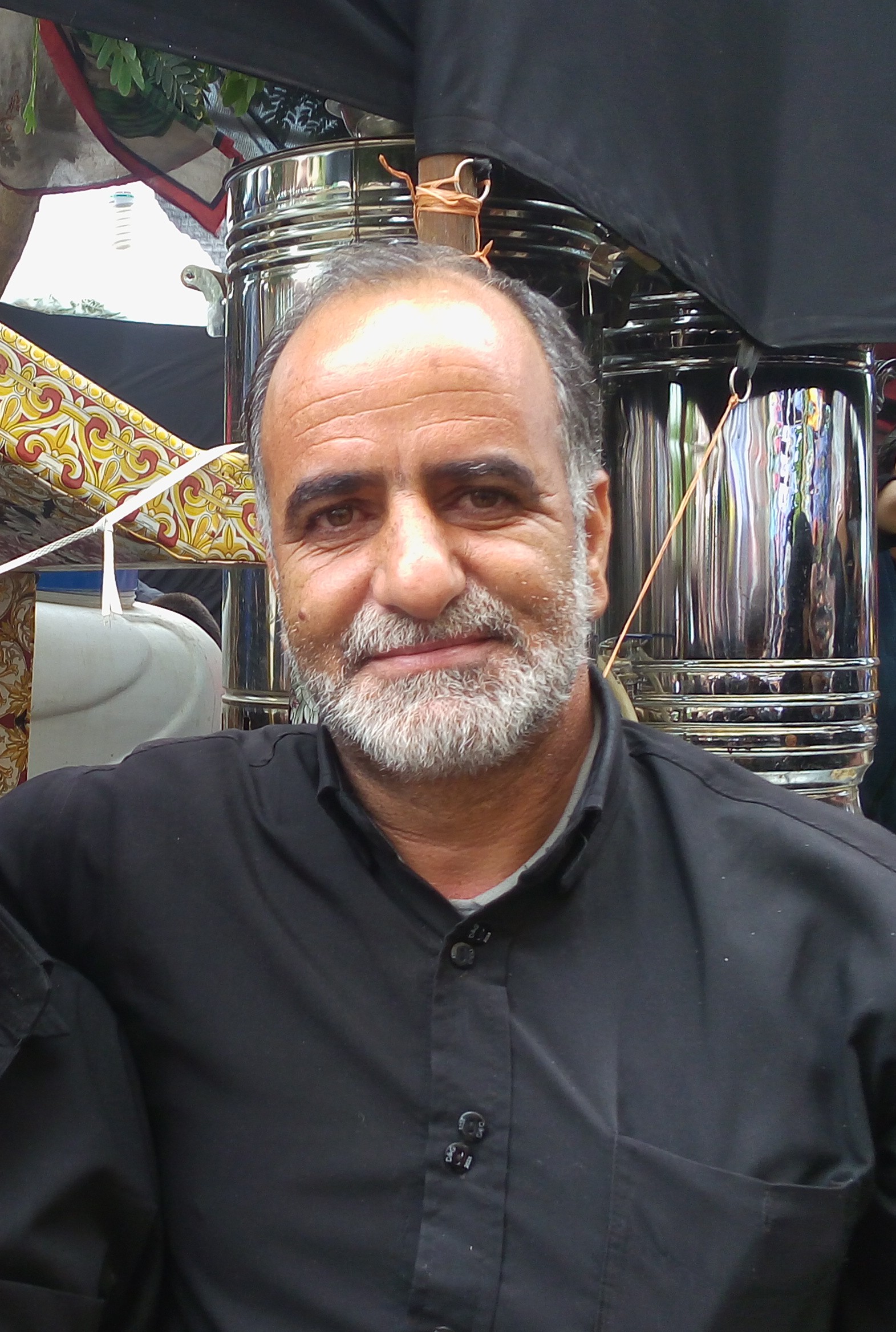 تصویری از خادم‌الحسیــن کربلایی غلامرضا زالی