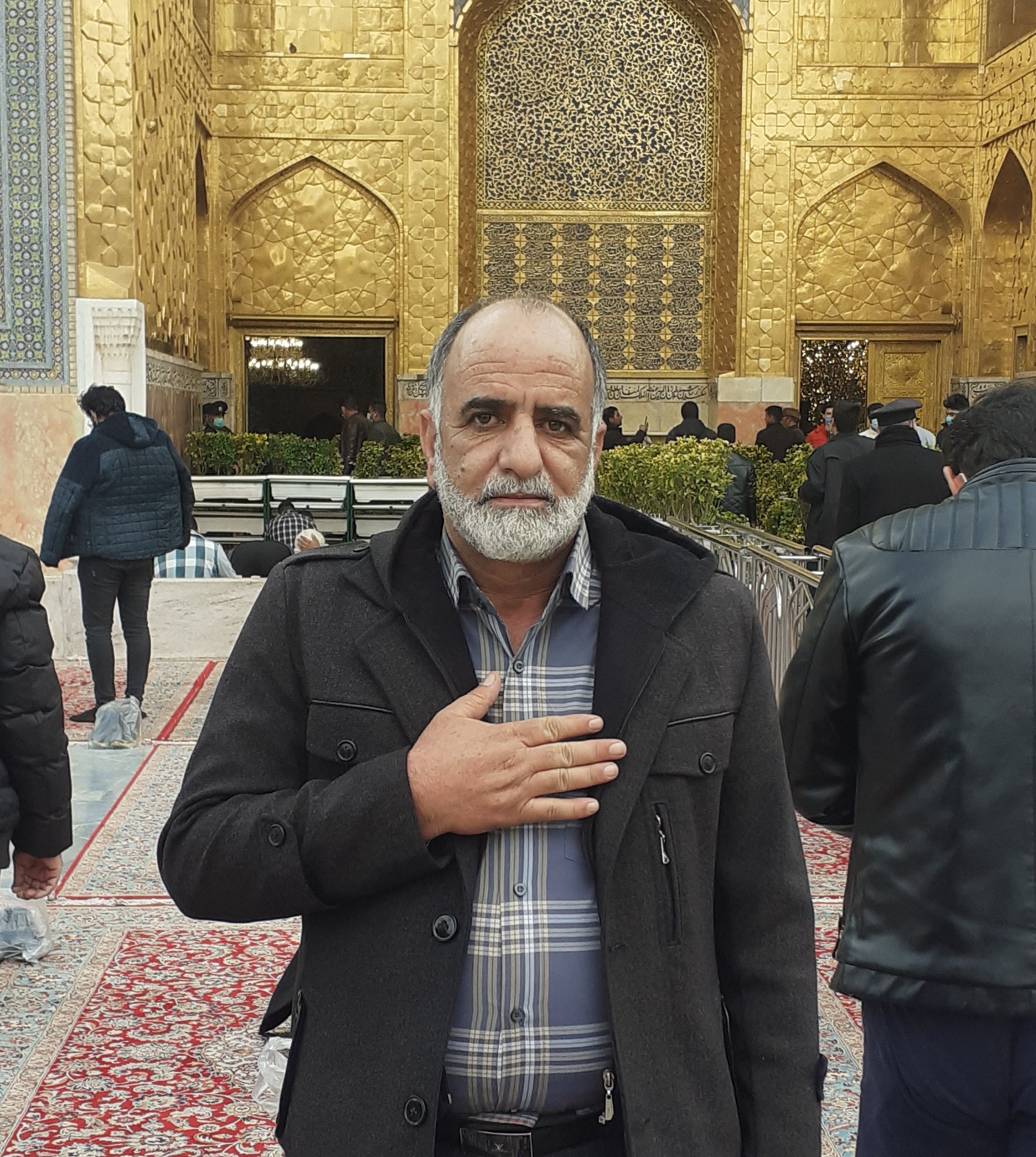 تصویری از خادم‌الحسیــن کربلایی غلامرضا زالی