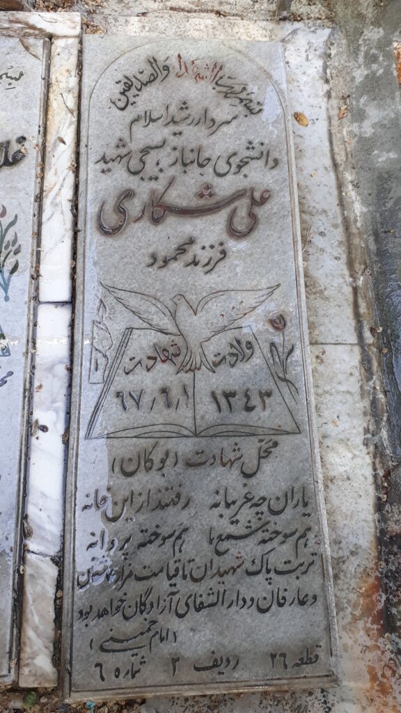 تصویری از علی شکاری