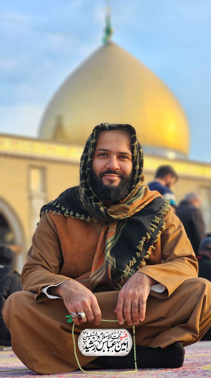 تصویری از سپهبد غلامعلی رشید و طلبه شهید امین عباس رشید رشید