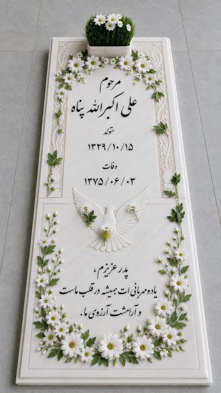 تصویر یادبود علی اکبر الله پناه
